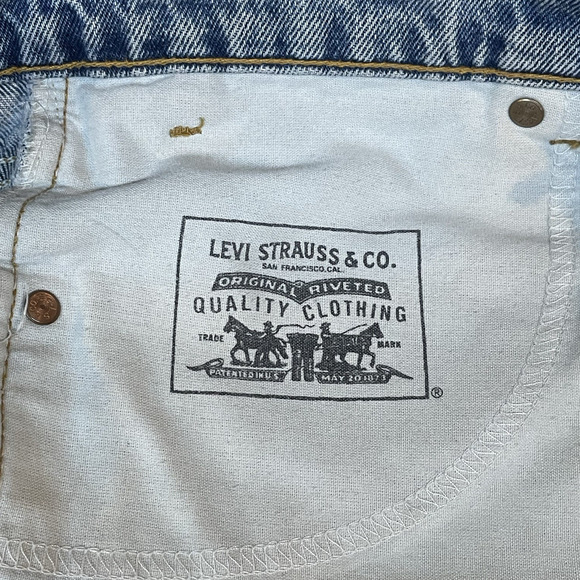 Vintage Levis 550 Jeans Mens 36x30 Blue Relaxed Fit Straight Leg Red Tab 90s - Picture 11 of 15